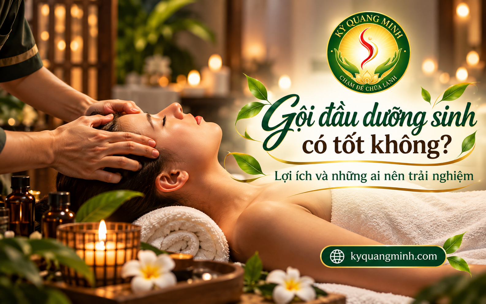 Massage da đầu nhẹ nhàng có thể hỗ trợ giải tỏa căng thẳng sau những giờ làm việc mệt mỏi