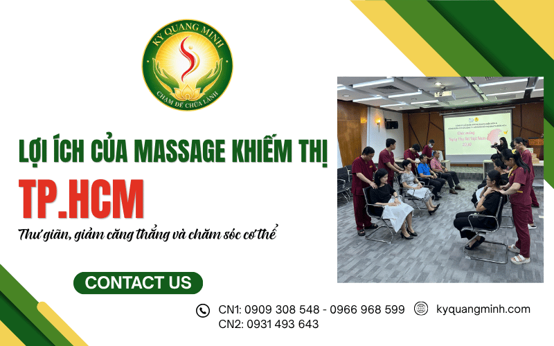 Lợi ích của massage khiếm thị
