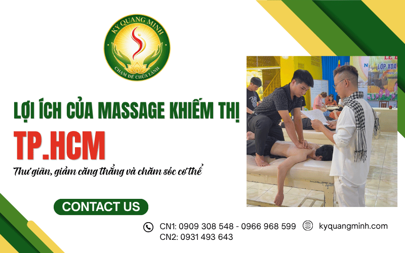 Lợi ích của massage khiếm thị