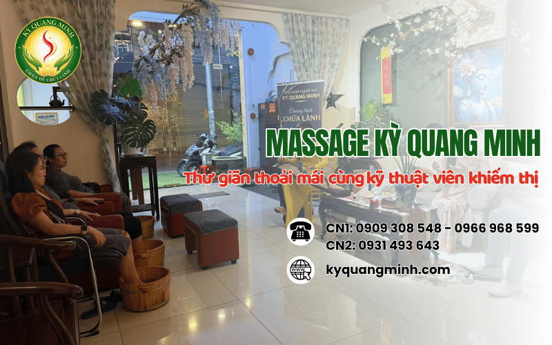 massage kỹ thuật viên khiếm thị