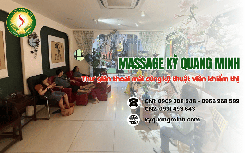 massage kỹ thuật viên khiếm thị