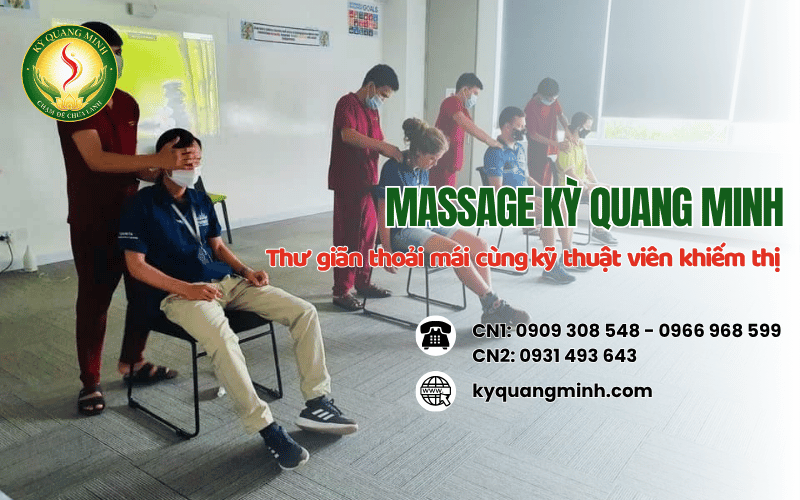 massage kỹ thuật viên khiếm thị