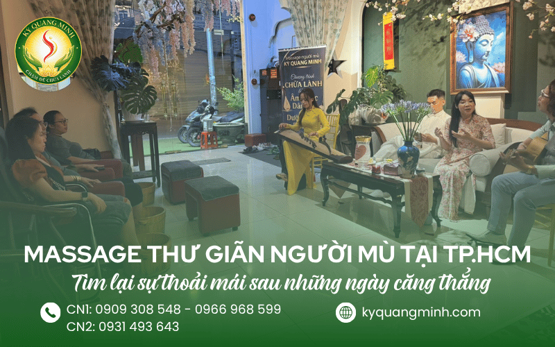 massage thư giãn người mù