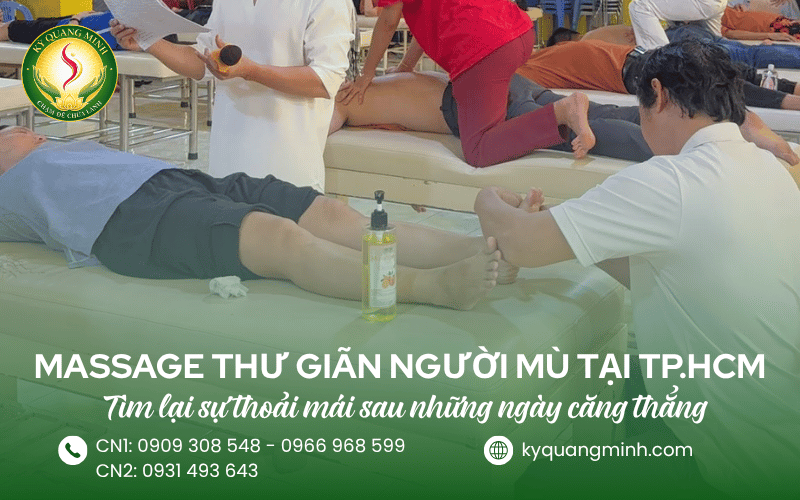 massage thư giãn người mù